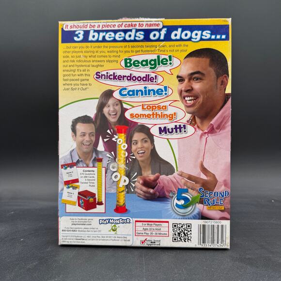 5 Second Rule Just Spit it Out Board Game Complete - Picture 3 of 4